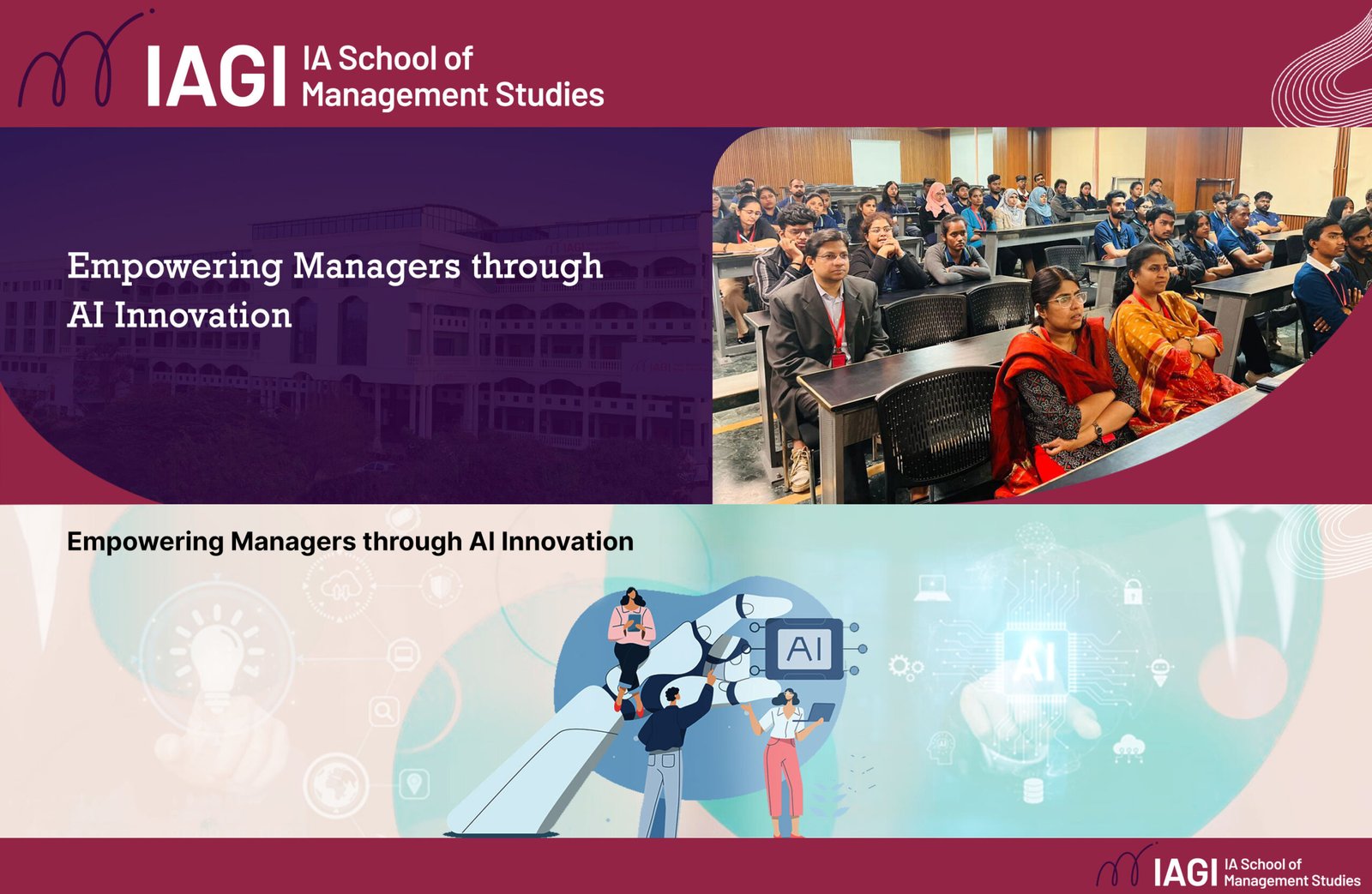 Session on empowering managers through AI innovation and digital transformation