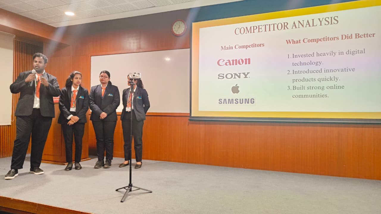 Students participating in the NICHE Brand Revival Challenge 2026 organized by the Marketing Club